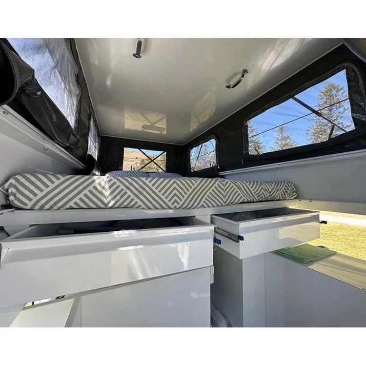 SLIDE AWAY CAMPERS ALLOY TRAY CAMPER- FULL SPEC (single & dual cab)